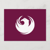 Postkarte mit Flagge von Phoenix, Arizona (Vorderseite)