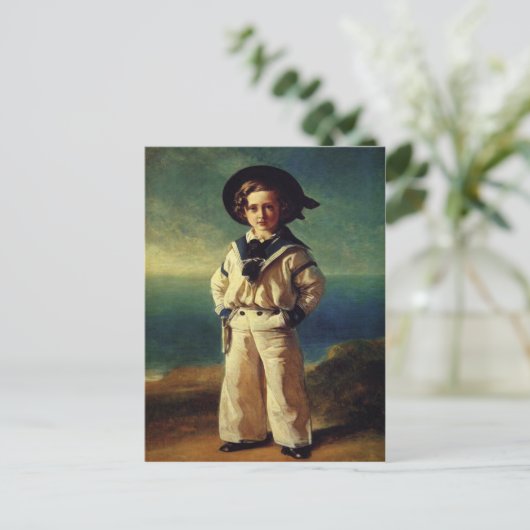 Postkarte mit Franz Winterhalter-Malerei (Stehend Vorderseite)