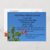 Postkarte mit gebackenem Kundenrezept (Vorne/Hinten)