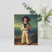 Postkarte mit Gemälde von Franz Winterhalter (Stehend Vorderseite)