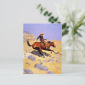 Postkarte mit Gemälde von Frederic Remington (Stehend Vorderseite)