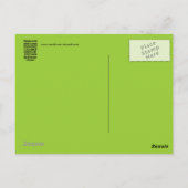 Postkarte mit gotischen Buchstaben (Rückseite)