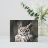 Postkarte mit Großer Hornhaut (Stehend Vorderseite)