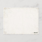 Postkarte mit Grungy Vintag Irish Flag (Rückseite)