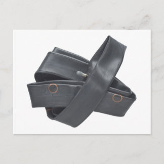 Postkarte mit Gummireifen