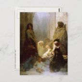 Postkarte mit Gustave Dore Malerei (Vorne/Hinten)