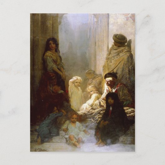 Postkarte mit Gustave Dore Malerei (Vorderseite)