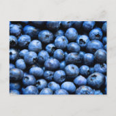 Postkarte mit Heidelbeeren (Vorderseite)