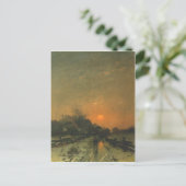 Postkarte mit Heinz Flockenhaus Malerei (Stehend Vorderseite)