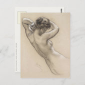 Postkarte mit Herbert James Draper Malerei (Vorne/Hinten)
