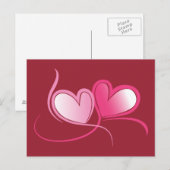 Postkarte mit Herz (Vorne/Hinten)