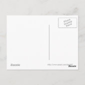 Postkarte mit Herz (Rückseite)