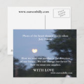 Postkarte mit Herzmond (Vorne/Hinten)