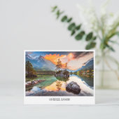Postkarte mit Hintersee, Bayern, Deutschland (Stehend Vorderseite)