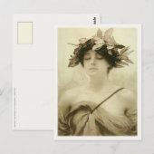 Postkarte mit Hubert von Herkomer Malerei (Vorne/Hinten)