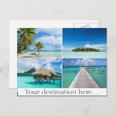 Postkarte mit individualisierbarem Foto (Vorne/Hinten)