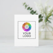 Postkarte mit individuellem Logo, geringe Mindestm (Stehend Vorderseite)