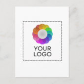 Postkarte mit individuellem Logo, geringe Mindestm (Vorderseite)