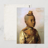 Postkarte mit Jean-Leon Gerome Malerei (Vorne/Hinten)