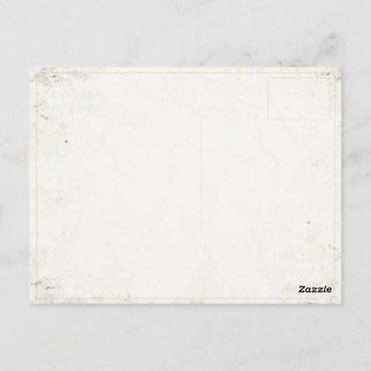 Postkarte mit Johannes Vermeer-Malerei (Rückseite)