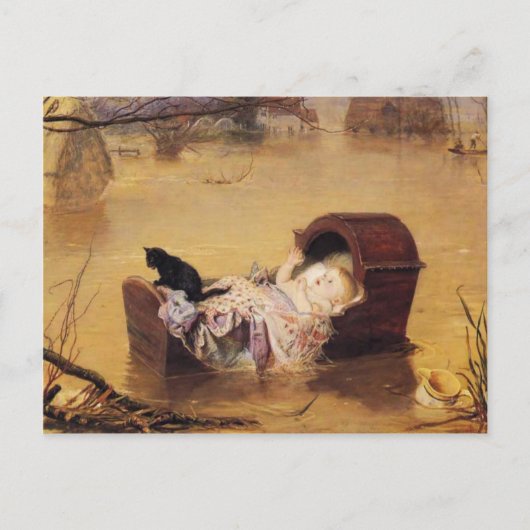 Postkarte mit John Everett Millais Malerei (Vorderseite)