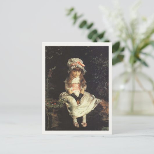 Postkarte mit John Everett Millais Malerei (Stehend Vorderseite)