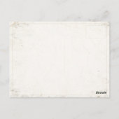 Postkarte mit John Everett Millais Malerei (Rückseite)