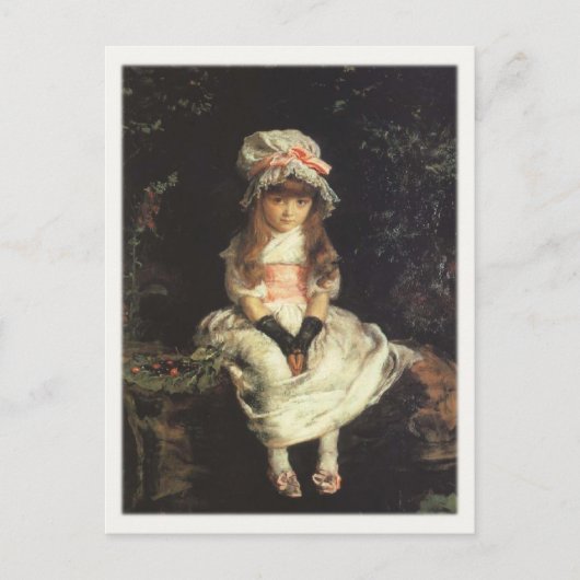 Postkarte mit John Everett Millais Malerei (Vorderseite)