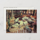 Postkarte mit John Singer Sargent-Malen (Vorne/Hinten)