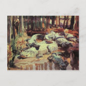 Postkarte mit John Singer Sargent-Malen (Vorderseite)