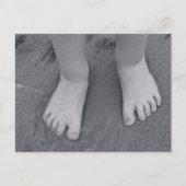 Postkarte mit kleinen Zehen (Vorderseite)