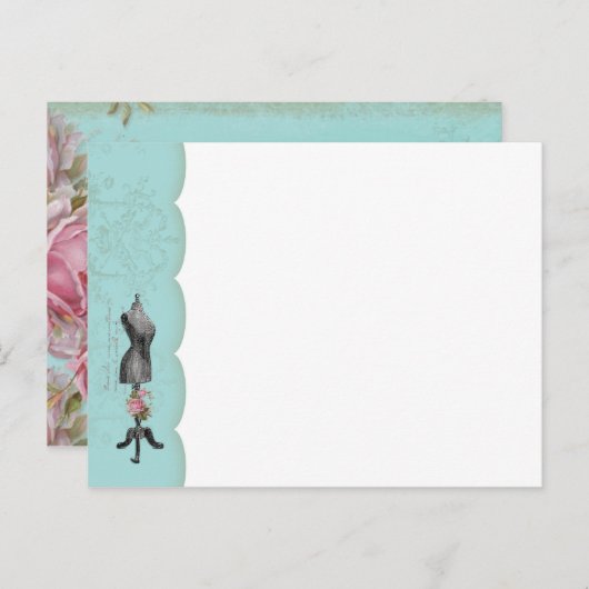 Postkarte mit Komplimenten (Vorne/Hinten)