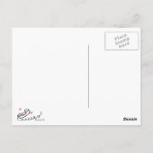 Postkarte mit langer Entfernung (Rückseite)