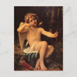 Postkarte mit Léon Bazile Perrault-Gemälde