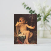 Postkarte mit Léon Bazile Perrault Malerei (Stehend Vorderseite)