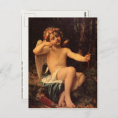 Postkarte mit Léon Bazile Perrault Malerei (Vorne/Hinten)