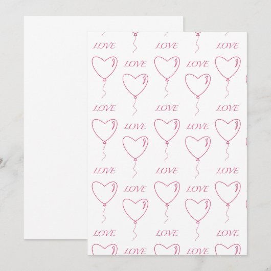 Postkarte mit Liebe (Vorne/Hinten)