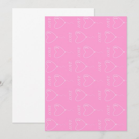 Postkarte mit Liebe (Vorne/Hinten)