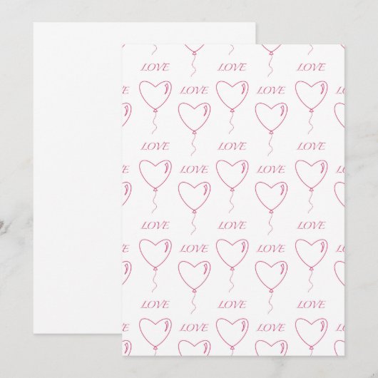 Postkarte mit Liebe (Vorne/Hinten)