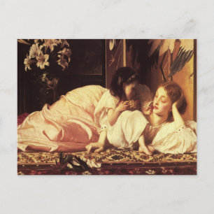 Postkarte mit Lord Frederick Leighton Gemälde