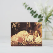 Postkarte mit Lord Frederick Leighton Malerei (Stehend Vorderseite)
