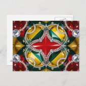 Postkarte mit Los Angeles Colors Design (Vorne/Hinten)