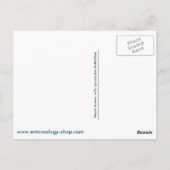Postkarte mit Lycaenidae-Schmetterlingen (Rückseite)