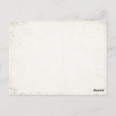 Postkarte mit Malerei Eva Dora Cowdery (Rückseite)