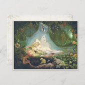 Postkarte mit Malerei Johns Simmons (Vorne/Hinten)