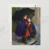 Postkarte mit Marthe Boyer-Breton-Malerei (Vorne/Hinten)