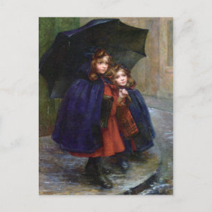 Postkarte mit Marthe Boyer-Breton-Malerei