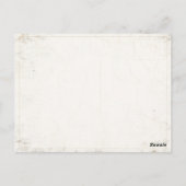 Postkarte mit Niedlichem Baby auf Vintage Ad Poste (Rückseite)