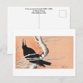 Postkarte mit Ohara Koson Design (Vorne/Hinten)