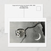 Postkarte mit Ohara Koson Design (Vorne/Hinten)